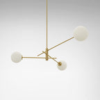 Catalel Moderne Minimaliste Laiton Verre Lustre - Neutralighting