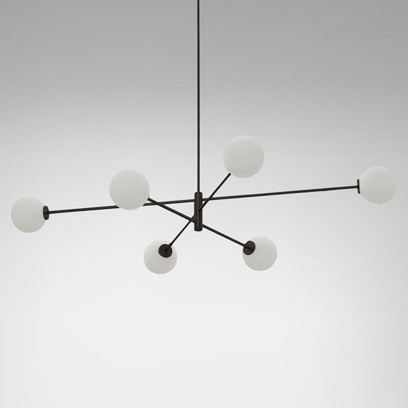 Catalel Moderne Minimaliste Laiton Verre Lustre - Neutralighting