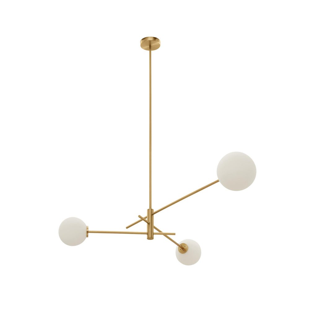Catalel Moderne Minimaliste Laiton Verre Lustre - Neutralighting