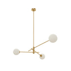 Catalel Moderne Minimaliste Laiton Verre Lustre - Neutralighting
