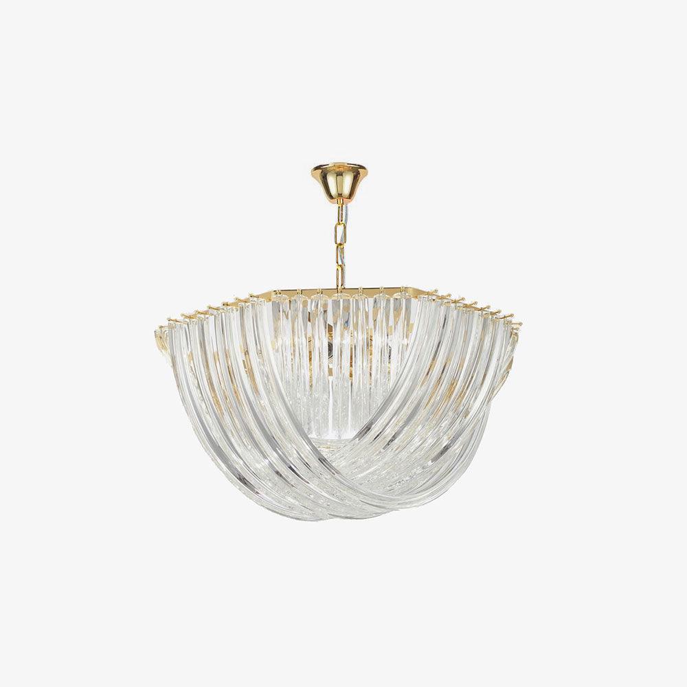 Aurora Chandelier Clair Courbé Superposé - Neutralighting