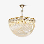 Aurora Chandelier Clair Courbé Superposé - Neutralighting