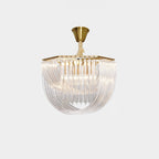 Aurora Chandelier Clair Courbé Superposé - Neutralighting