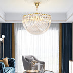 Aurora Chandelier Clair Courbé Superposé - Neutralighting