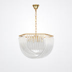 Aurora Chandelier Clair Courbé Superposé - Neutralighting