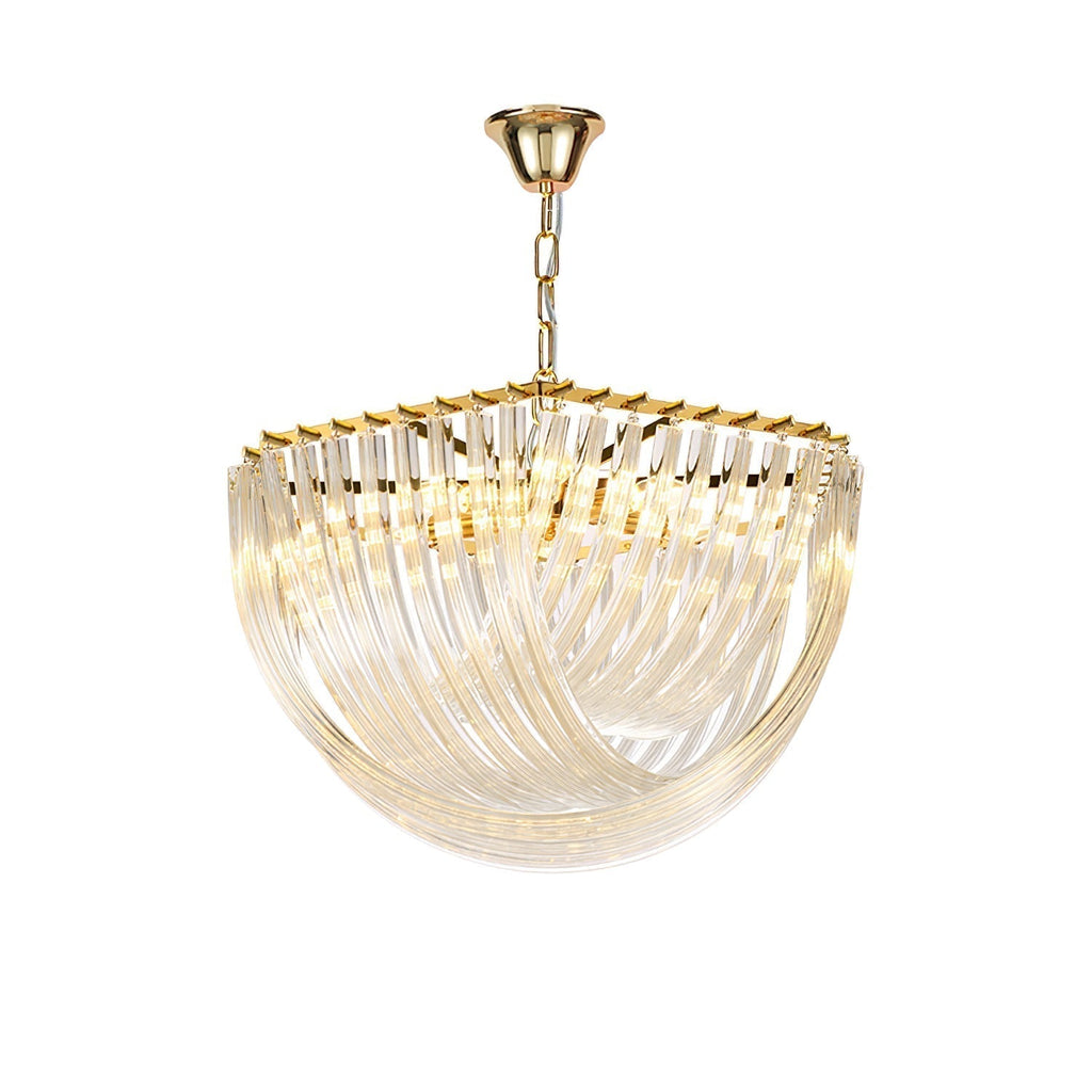 Aurora Chandelier Clair Courbé Superposé - Neutralighting