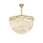 Aurora Chandelier Clair Courbé Superposé - Neutralighting