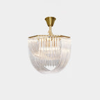 Aurora Chandelier Clair Courbé Superposé - Neutralighting