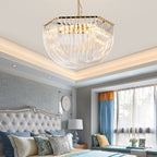 Aurora Chandelier Clair Courbé Superposé - Neutralighting