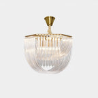 Aurora Chandelier Clair Courbé Superposé - Neutralighting