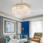 Aurora Chandelier Clair Courbé Superposé - Neutralighting