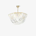 Aurora Chandelier Clair Courbé Superposé - Neutralighting