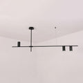 Lustra Chandelier Tribes Laiton Linéaire Cylindrique - Neutralighting