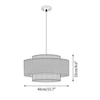 Triela Suspension Stratifié Rotin - Neutralighting