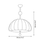 Trigg Suspension Carte Motif Tissu - Neutralighting