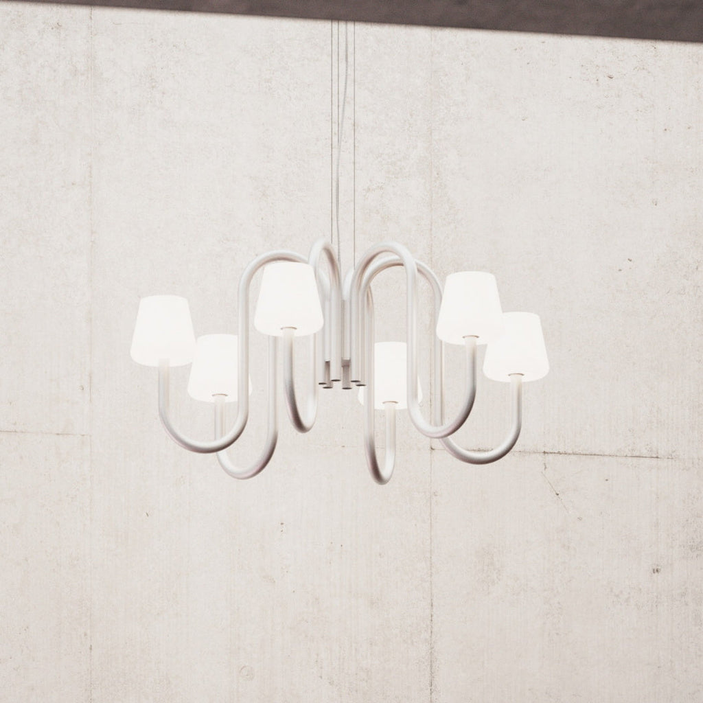 Arco Minimalist Lustre en verre - Neutralighting