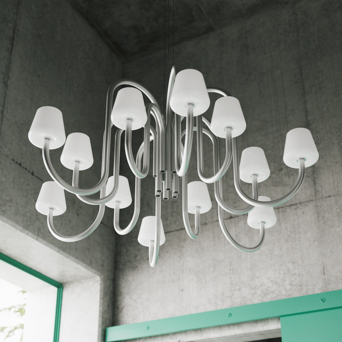 Arco Minimalist Lustre en verre - Neutralighting