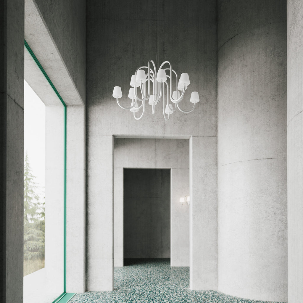 Arco Minimalist Lustre en verre - Neutralighting