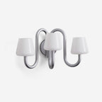 Trilo Applique Murale Courbes Satinées Sculpturales - Neutralighting