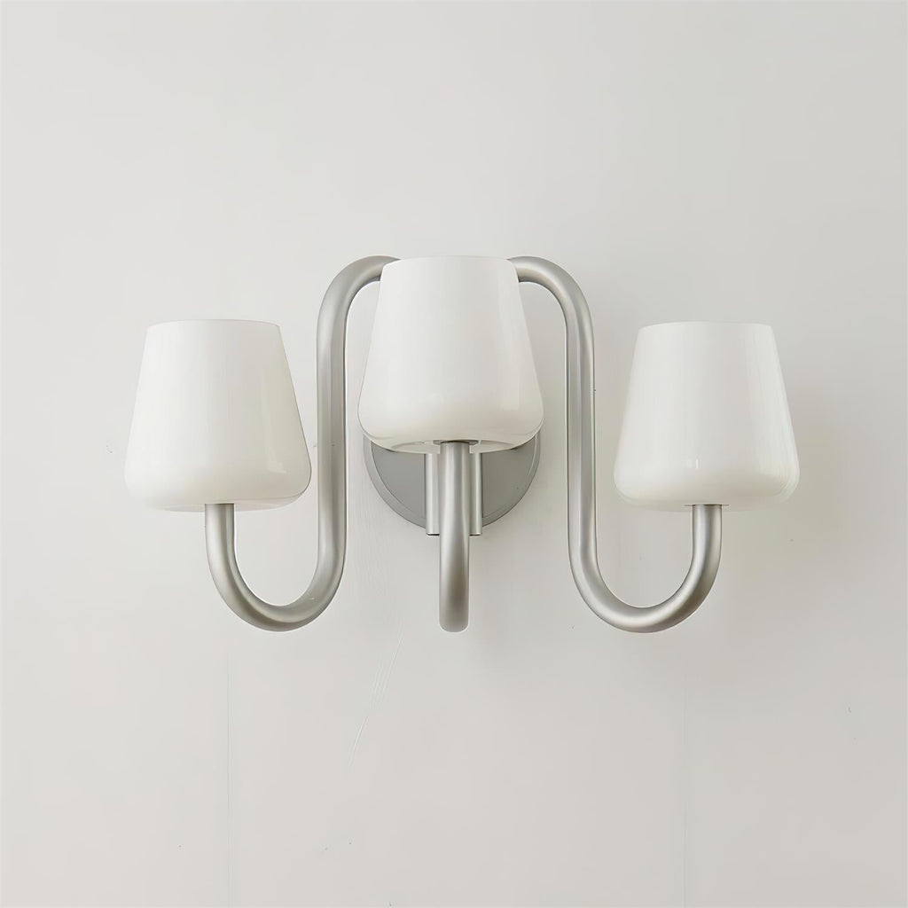 Trilo Applique Murale Courbes Satinées Sculpturales - Neutralighting