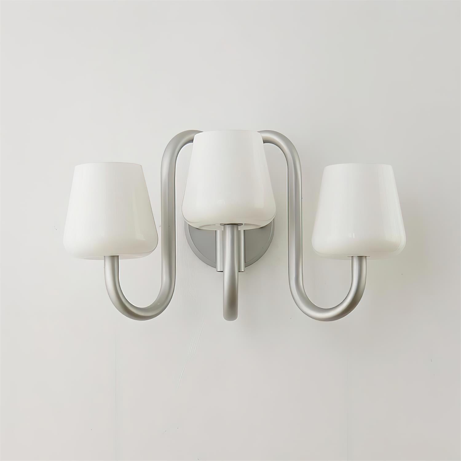 Trilo Applique Murale Courbes Satinées Sculpturales - Neutralighting