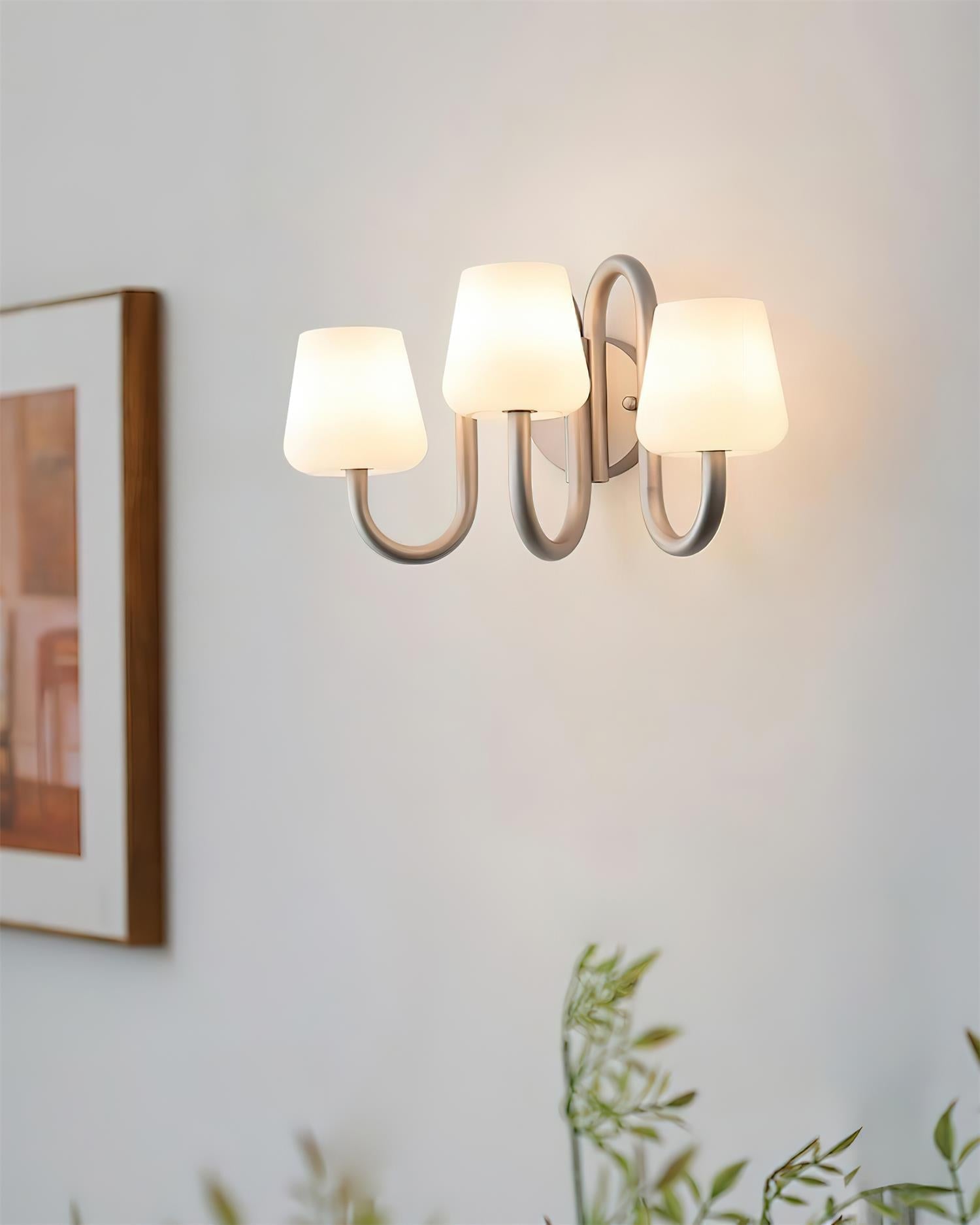 Trilo Applique Murale Courbes Satinées Sculpturales - Neutralighting