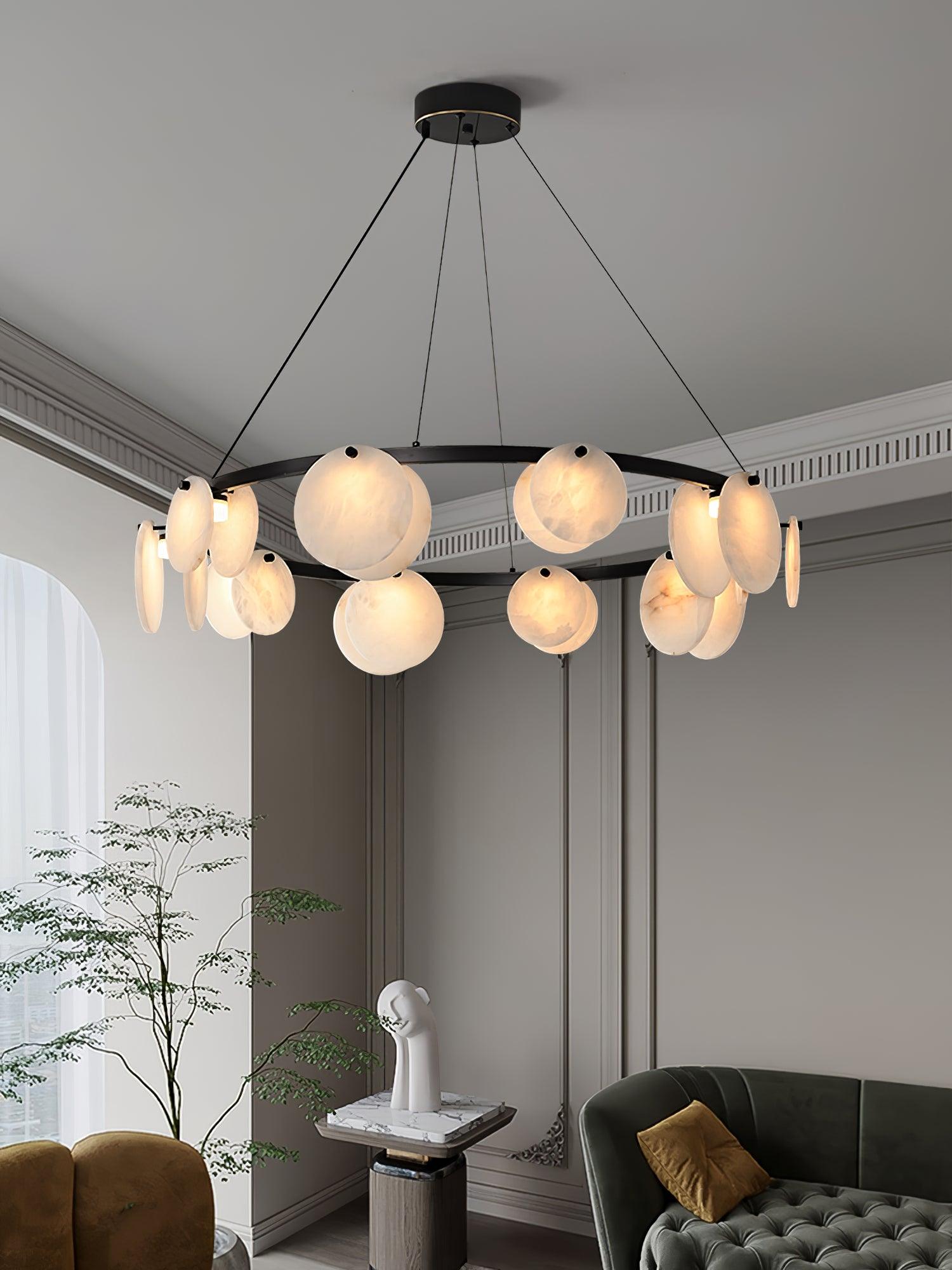 Olveneth Lustre Moderne en Albâtre - Neutralighting
