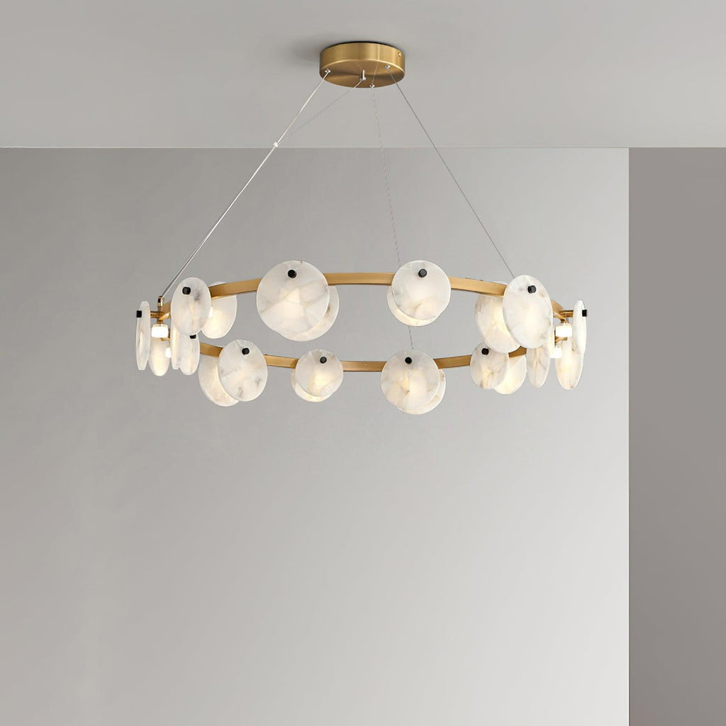 Olveneth Lustre Moderne en Albâtre - Neutralighting