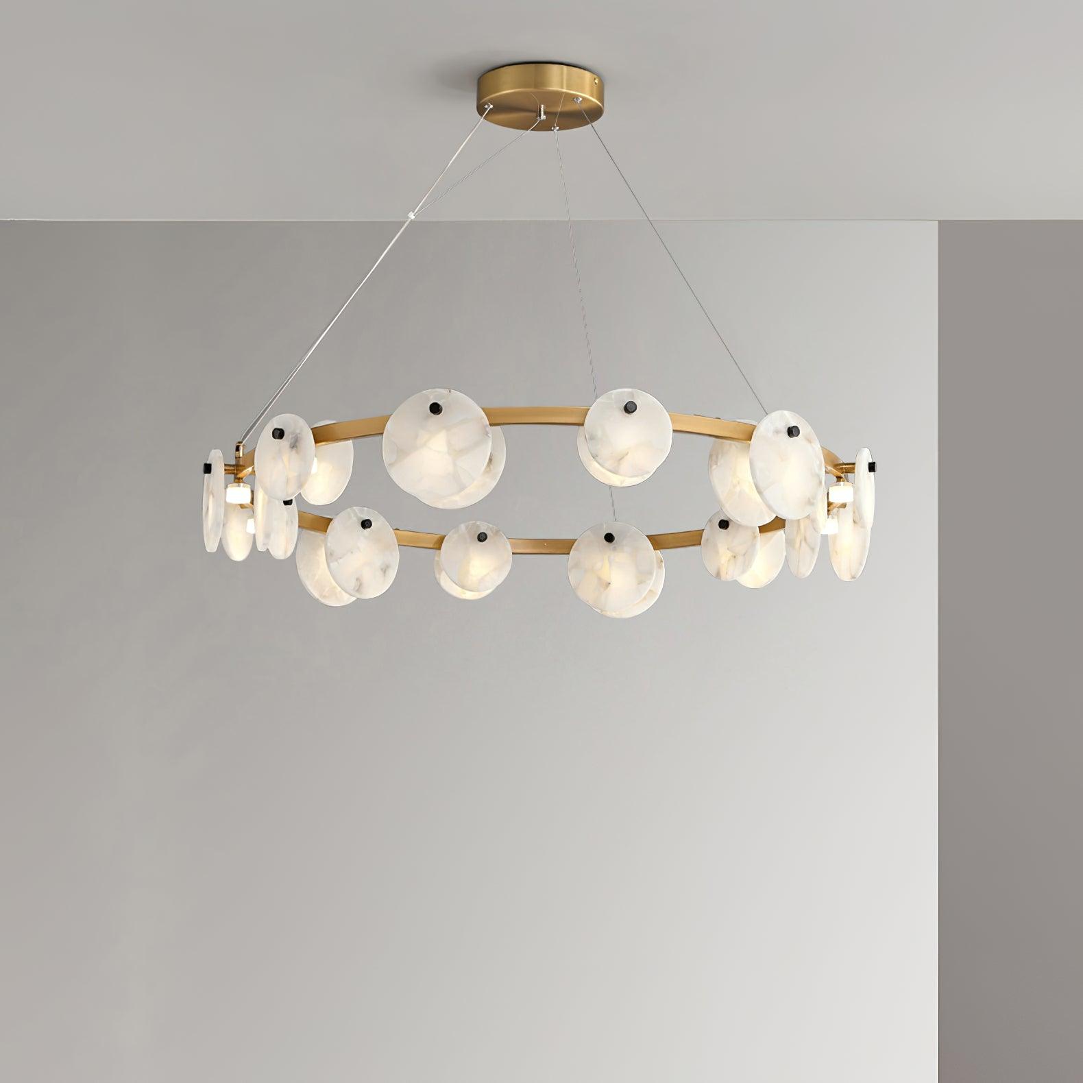 Olveneth Lustre Moderne en Albâtre - Neutralighting