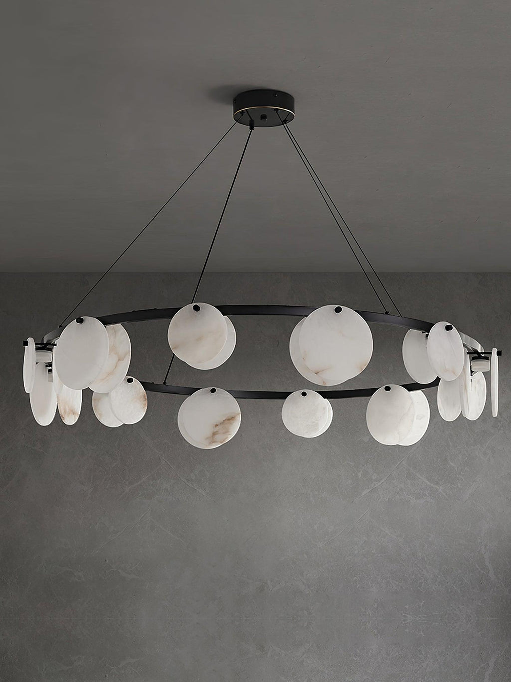Olveneth Lustre Moderne en Albâtre - Neutralighting