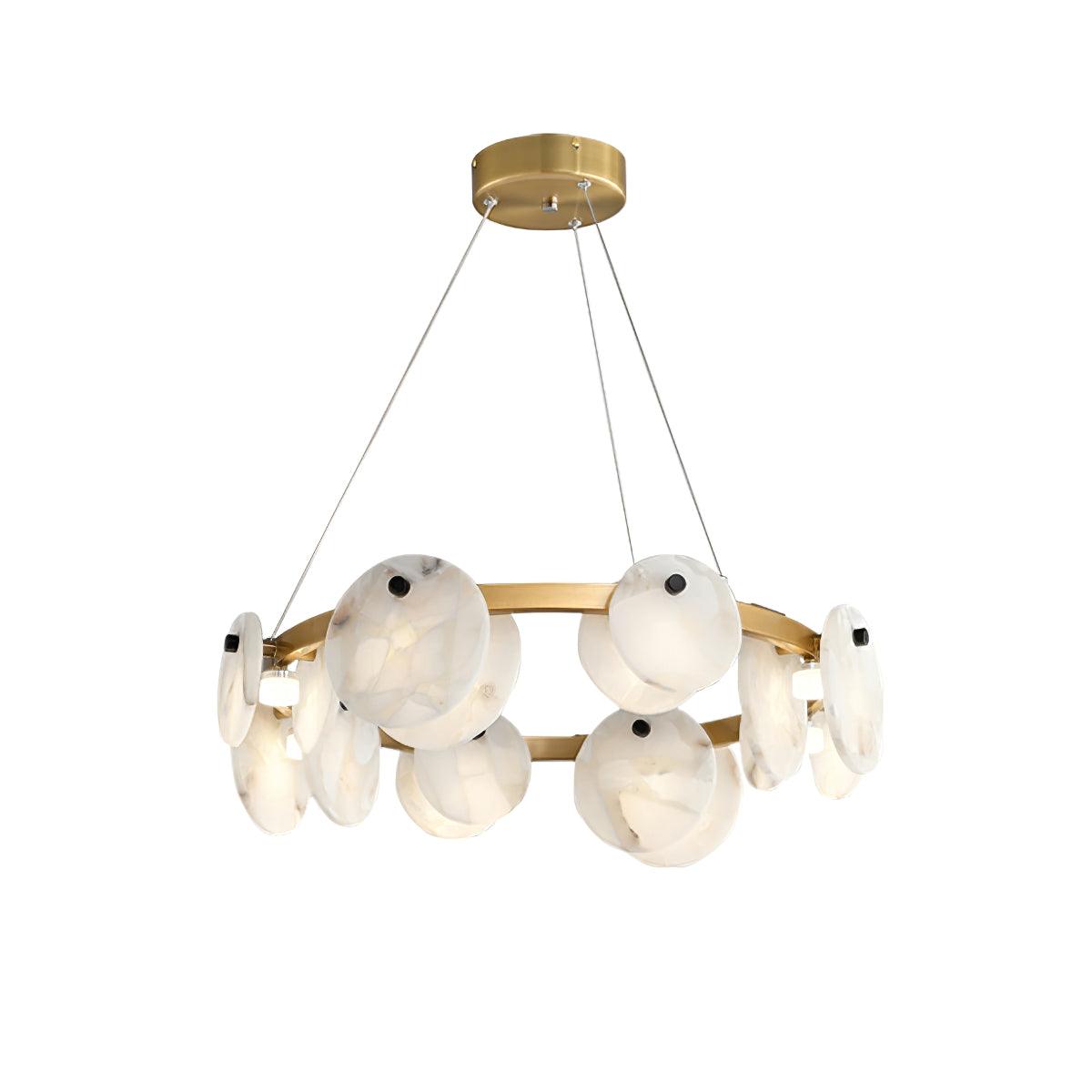Olveneth Lustre Moderne en Albâtre - Neutralighting