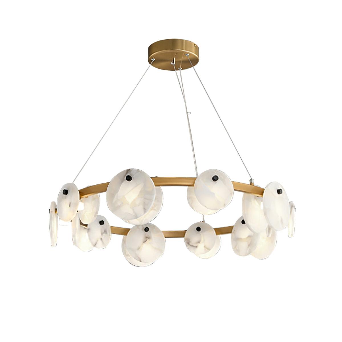 Olveneth Lustre Moderne en Albâtre - Neutralighting