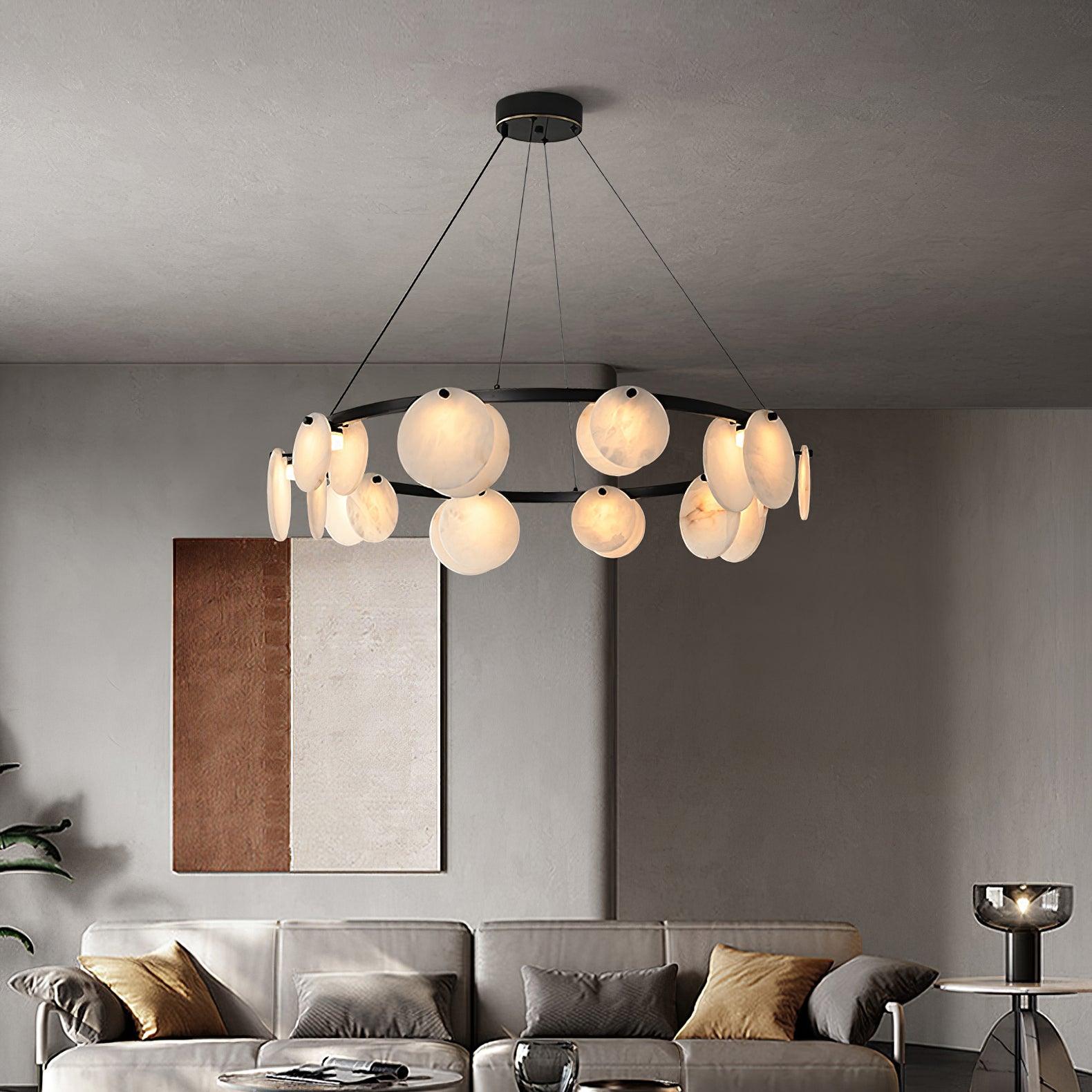 Olveneth Lustre Moderne en Albâtre - Neutralighting