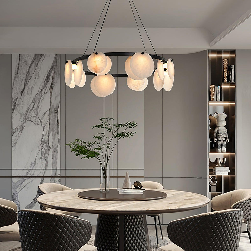 Olveneth Lustre Moderne en Albâtre - Neutralighting