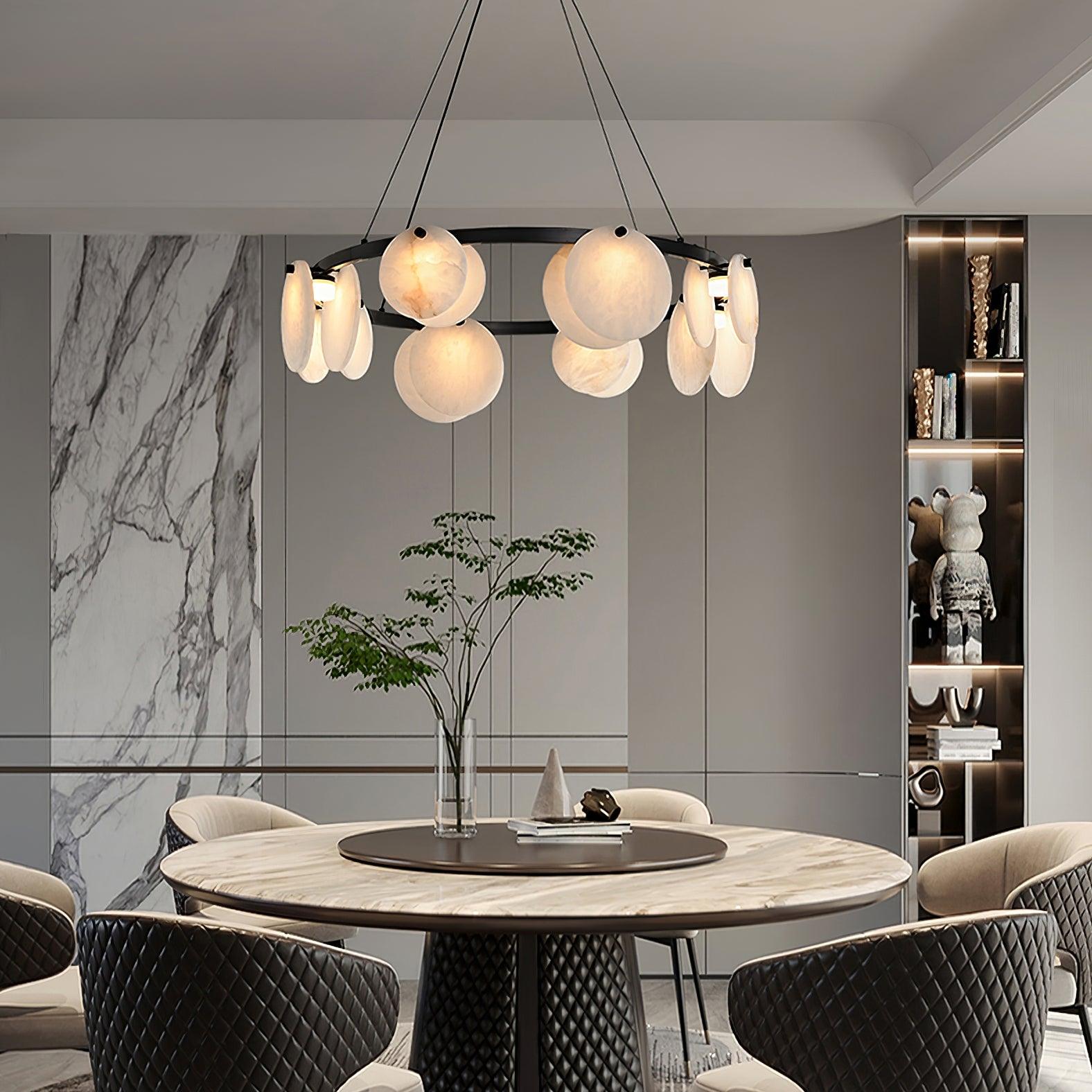 Olveneth Lustre Moderne en Albâtre - Neutralighting
