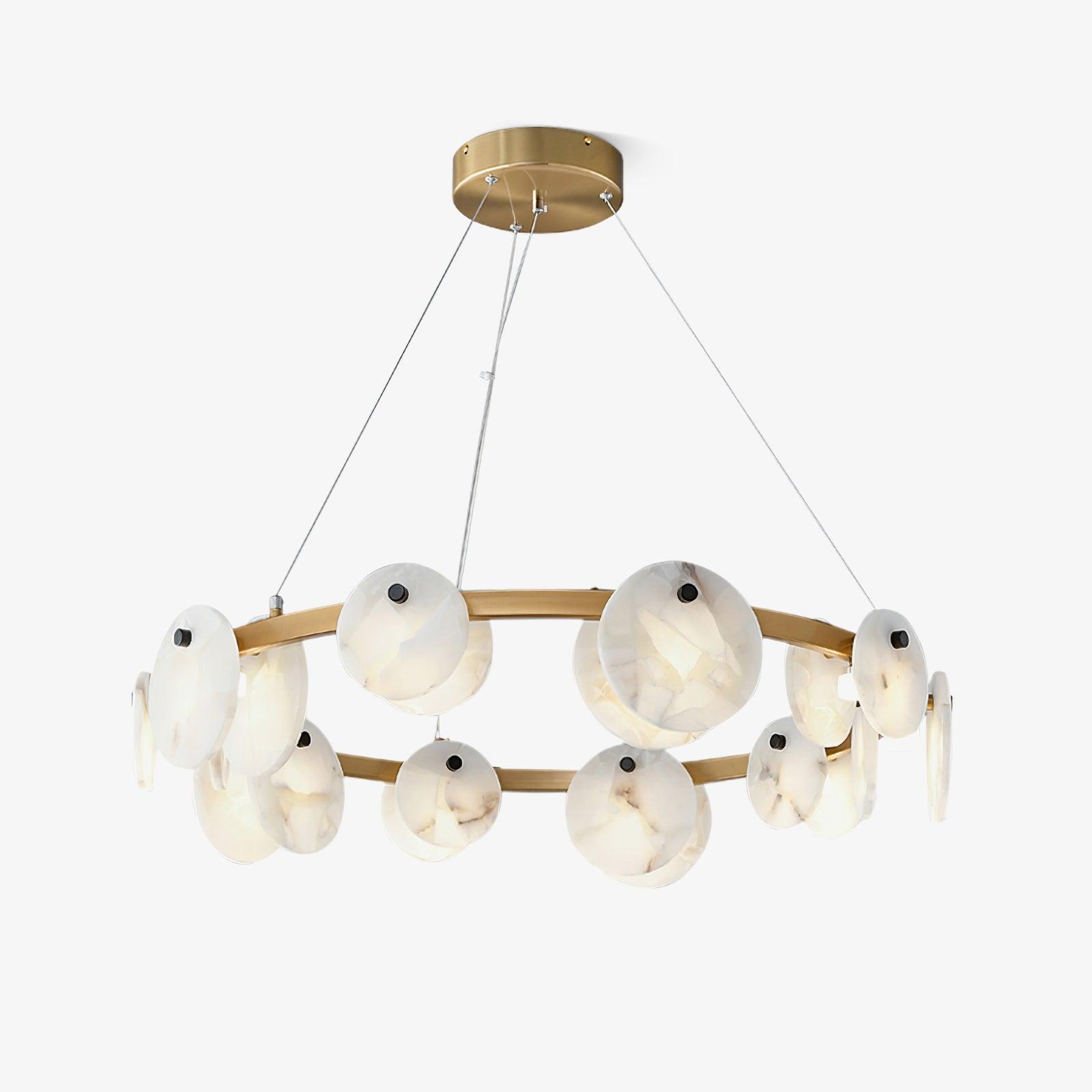 Olveneth Lustre Moderne en Albâtre - Neutralighting