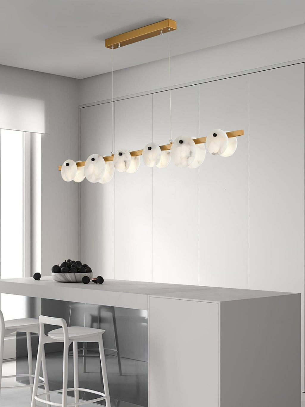 Olirel Suspension Linéaire en Albâtre - Neutralighting