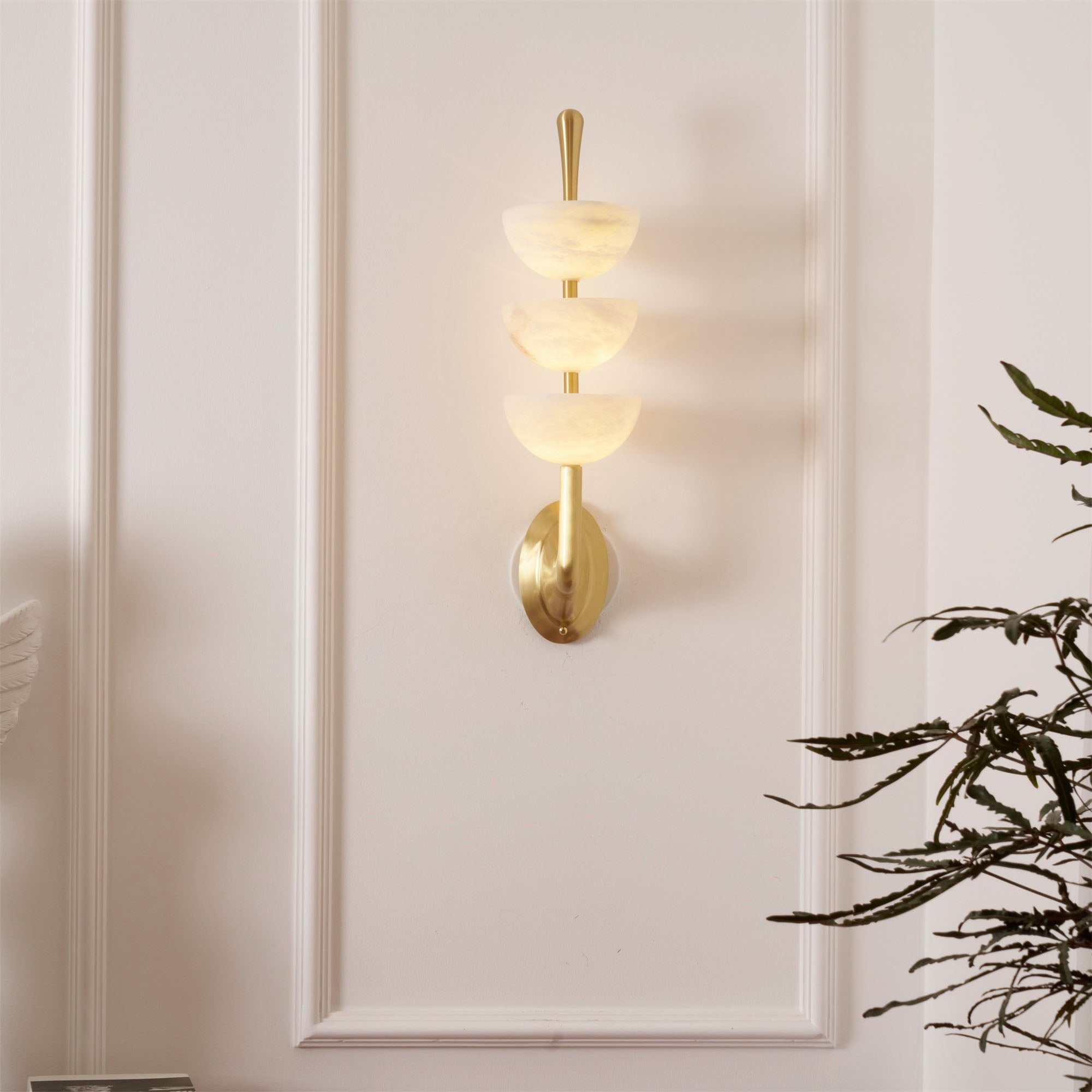 Vitheiel Moderne Minimaliste Art Albâtre Applique Murale - Neutralighting