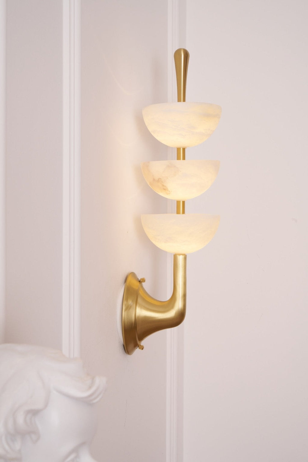 Ulmiraris Applique Murale Moderne en Albâtre - Neutralighting