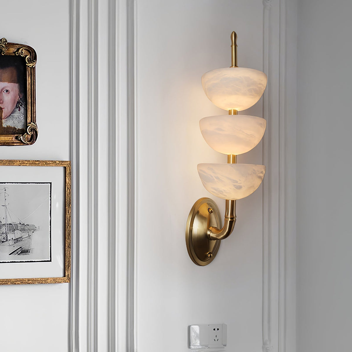 Ulmiraris Applique Murale Moderne en Albâtre - Neutralighting