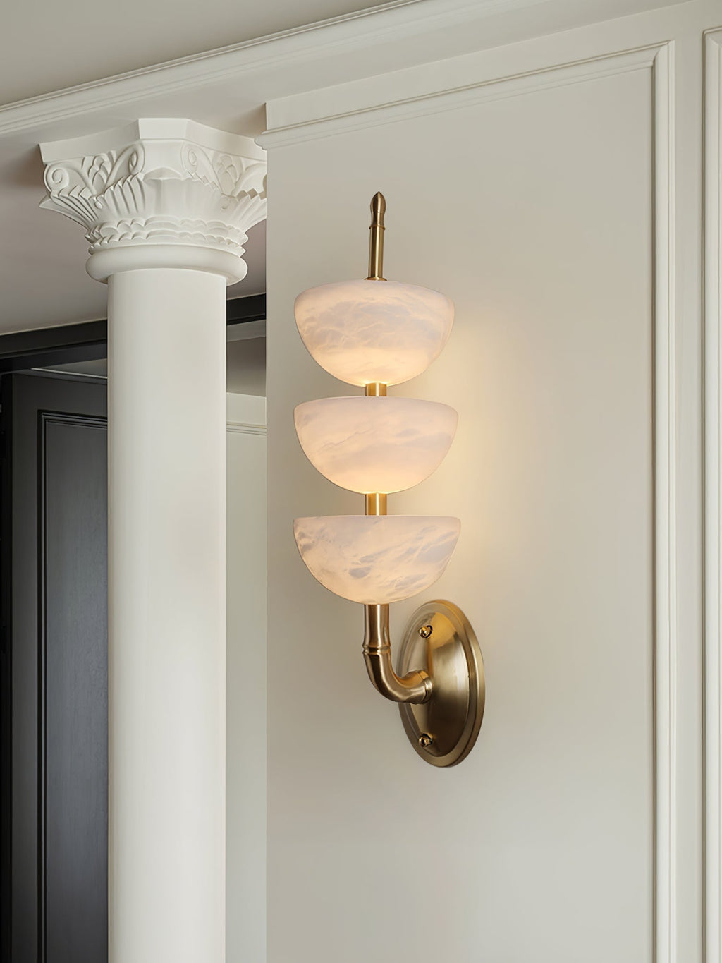 Ulmiraris Applique Murale Moderne en Albâtre - Neutralighting