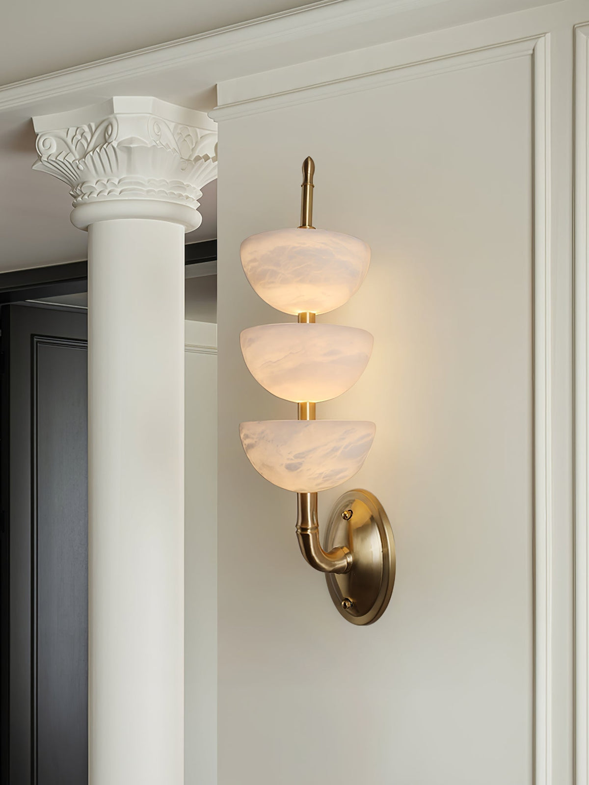 Ulmiraris Applique Murale Moderne en Albâtre - Neutralighting
