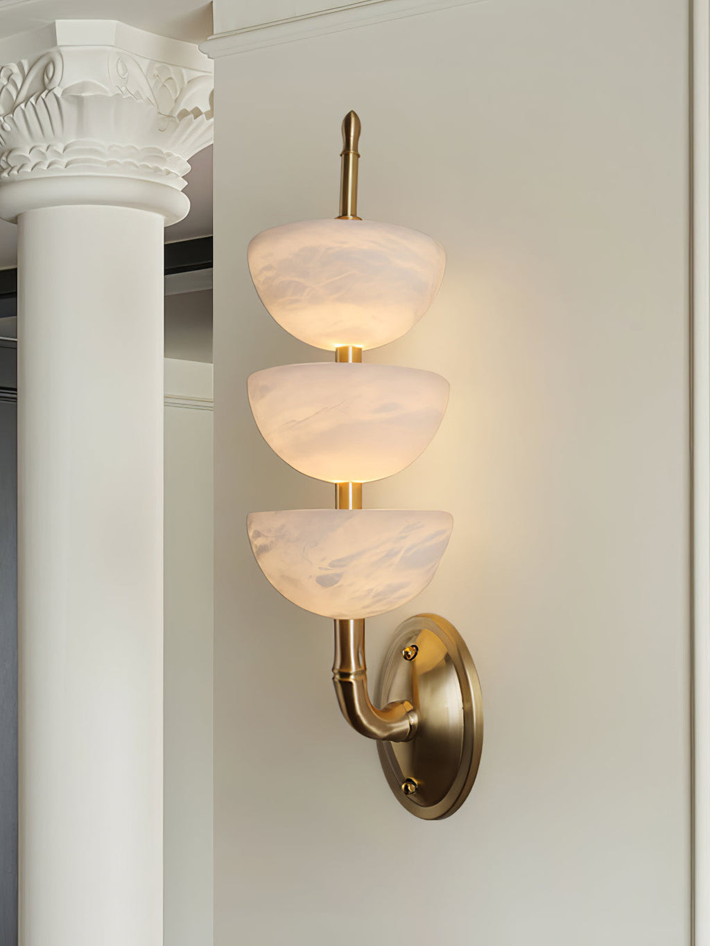 Ulmiraris Applique Murale Moderne en Albâtre - Neutralighting