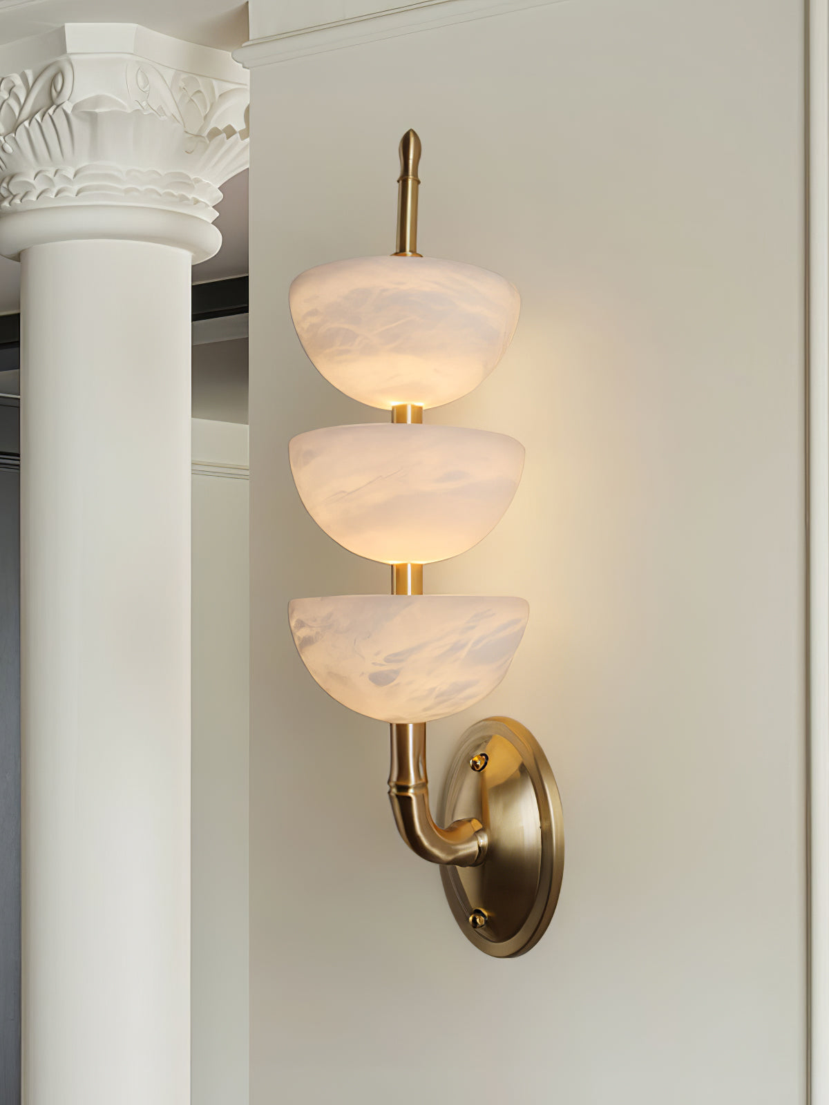 Ulmiraris Applique Murale Moderne en Albâtre - Neutralighting