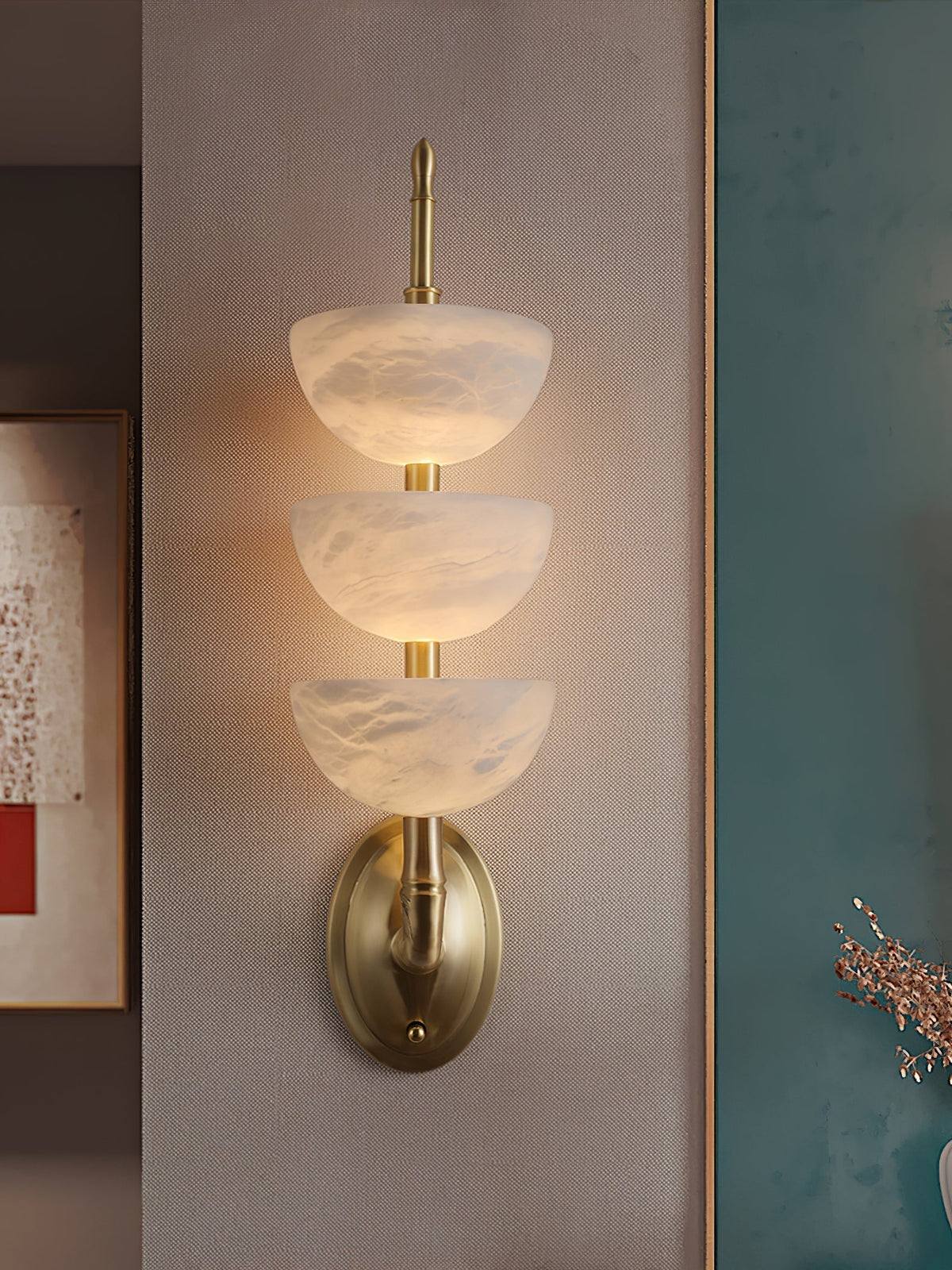 Ulmiraris Applique Murale Moderne en Albâtre - Neutralighting