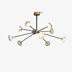 Myzoraris Mid Century Moderne Verre Lustre - Neutralighting