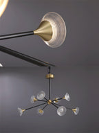 Myzoraris Mid Century Moderne Verre Lustre - Neutralighting