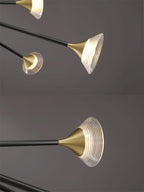 Myzoraris Mid Century Moderne Verre Lustre - Neutralighting