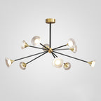 Myzoraris Mid Century Moderne Verre Lustre - Neutralighting