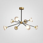 Myzoraris Mid Century Moderne Verre Lustre - Neutralighting